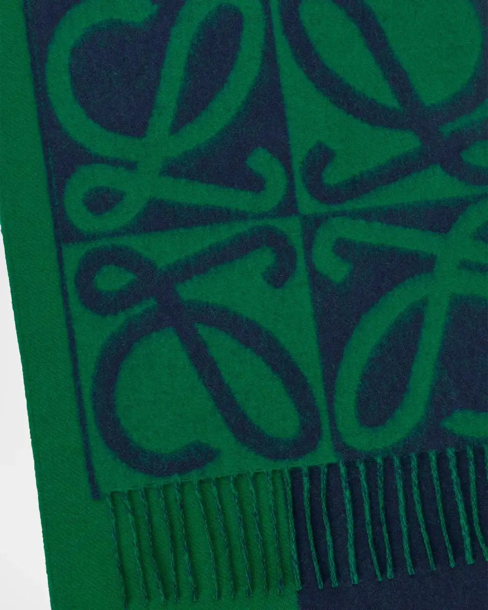 Loewe Wool and Cashmere Anagram Scarf | Thumbnail 3 Loewe Wool and Cashmere Anagram Scarf | Thumbnail 3