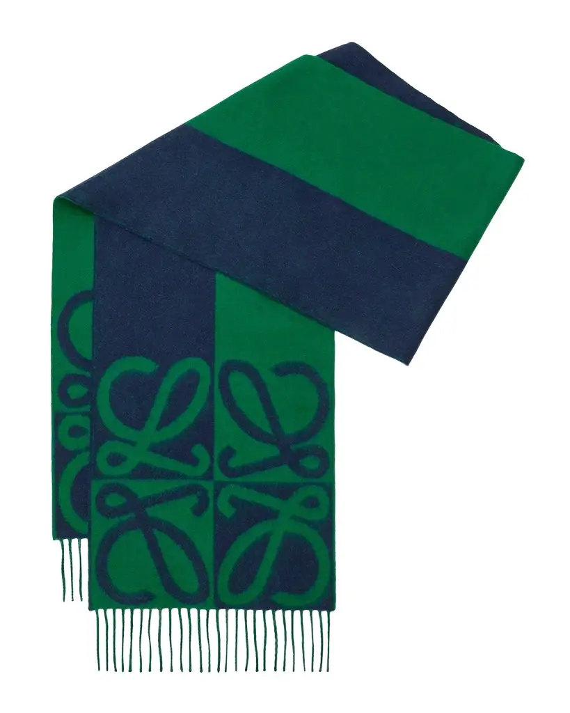LOEWE Wool and Cashmere Anagram Scarf | Image 1 LOEWE Wool and Cashmere Anagram Scarf | Image 1