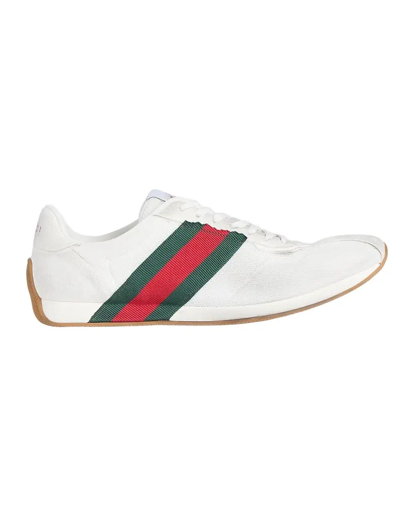 Gucci Men's Tempo Suede Low-Top Sneakers | Image 1 Gucci Men's Tempo Suede Low-Top Sneakers | Image 1