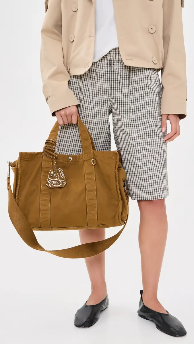 Madewell Large Washed Canvas Tote | Thumbnail 3 Madewell Large Washed Canvas Tote | Thumbnail 3