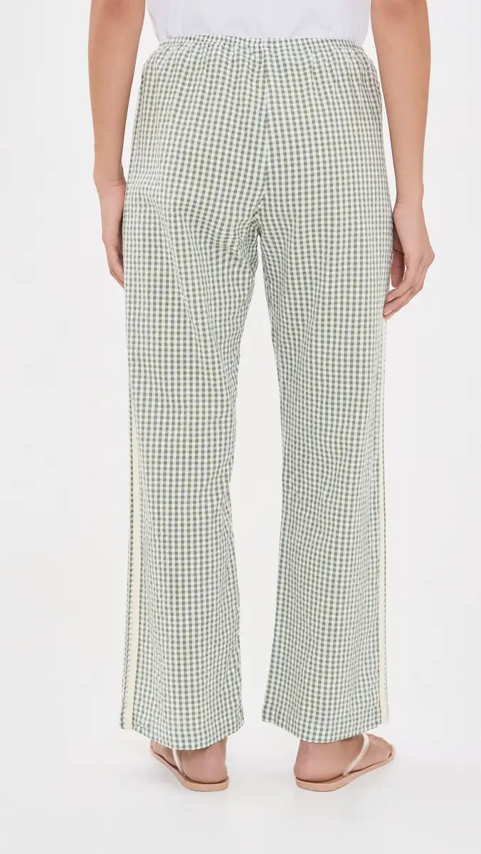 DONNI. DONNI. The Cotton Gingham Stripe Crop Pants | Thumbnail 3 DONNI. DONNI. The Cotton Gingham Stripe Crop Pants | Thumbnail 3