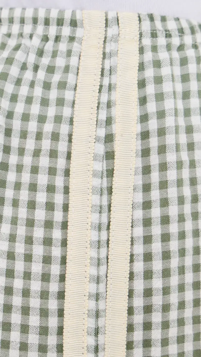 DONNI. DONNI. The Cotton Gingham Stripe Crop Pants | Thumbnail 6 DONNI. DONNI. The Cotton Gingham Stripe Crop Pants | Thumbnail 6