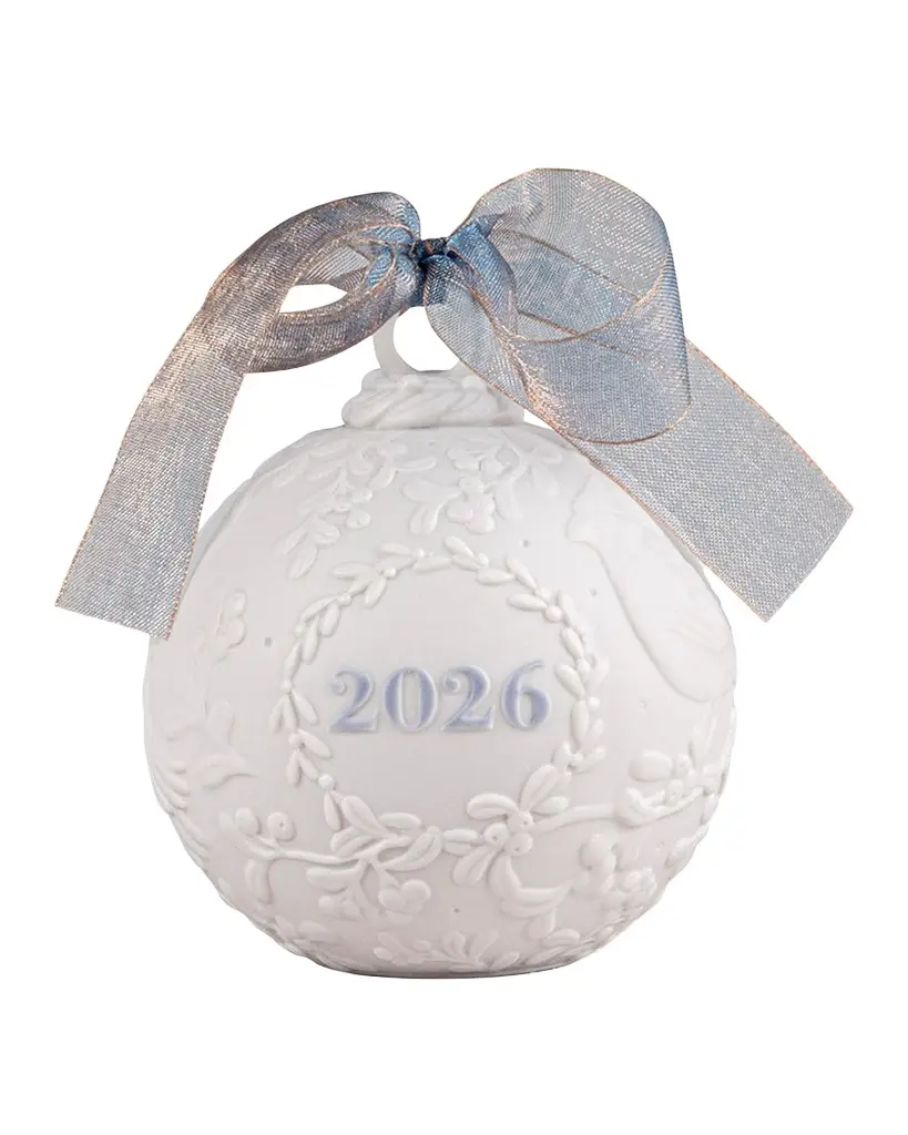 Lladro 2026 Christmas Ball Ornament | Image 1 Lladro 2026 Christmas Ball Ornament | Image 1