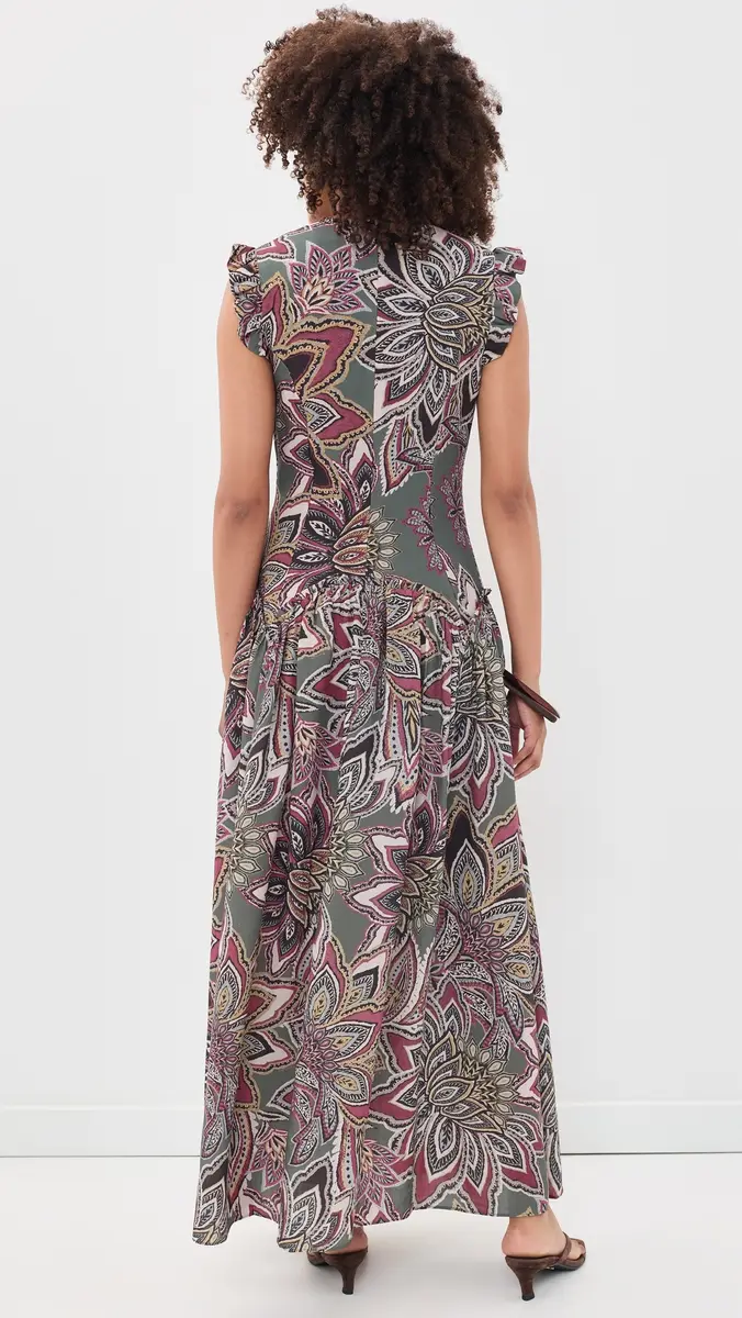 Farm Rio Tapestry Flowers Maxi Dress | Thumbnail 3
