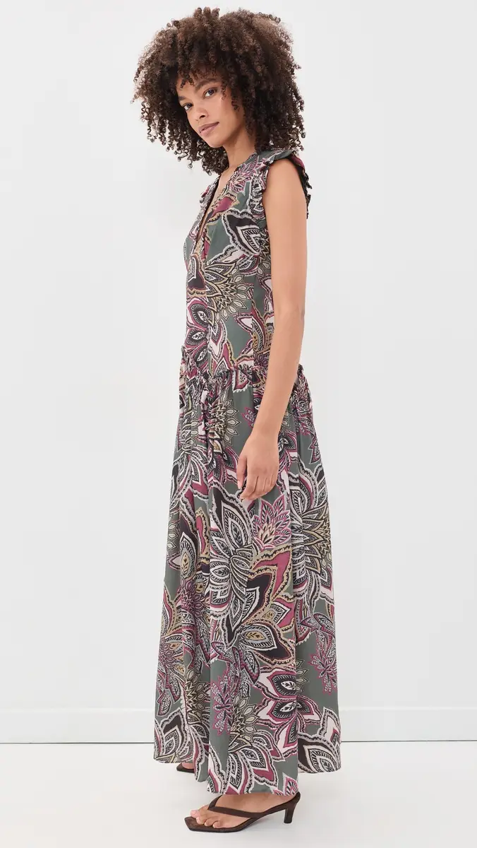 Farm Rio Tapestry Flowers Maxi Dress | Thumbnail 4