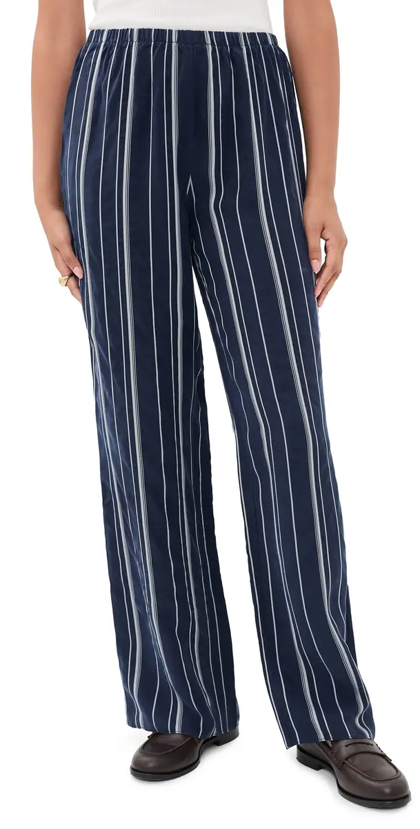 Favorite Daughter The Everything Pants Midnight Grey Stripe | Image 1 Favorite Daughter The Everything Pants Midnight Grey Stripe | Image 1