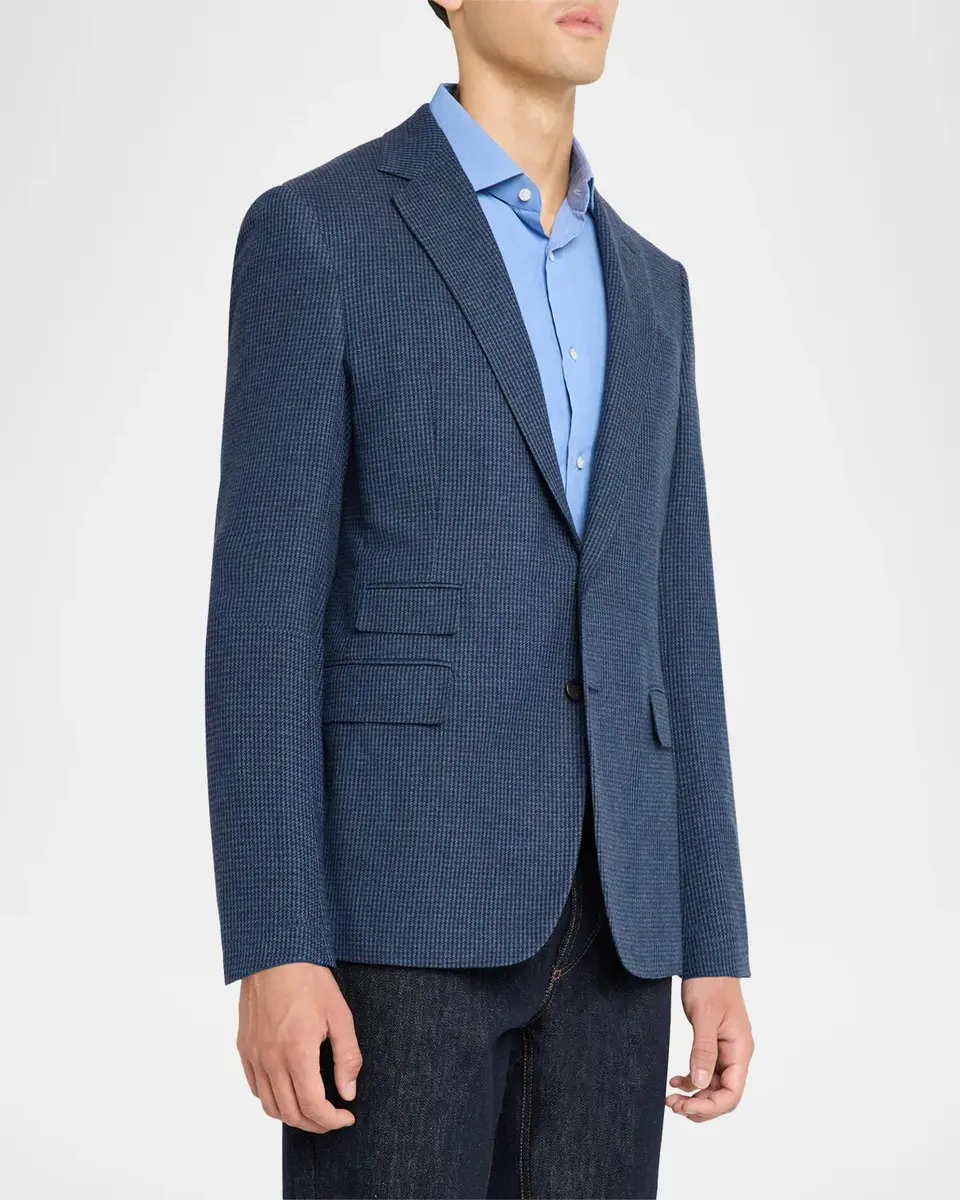 Ralph Lauren Purple Label Men's Kent Handmade Houndstooth Sport Coat | Thumbnail 4