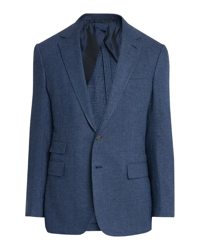 Ralph Lauren Purple Label Men's Kent Handmade Houndstooth Sport Coat | Image 1 Ralph Lauren Purple Label Men's Kent Handmade Houndstooth Sport Coat | Image 1