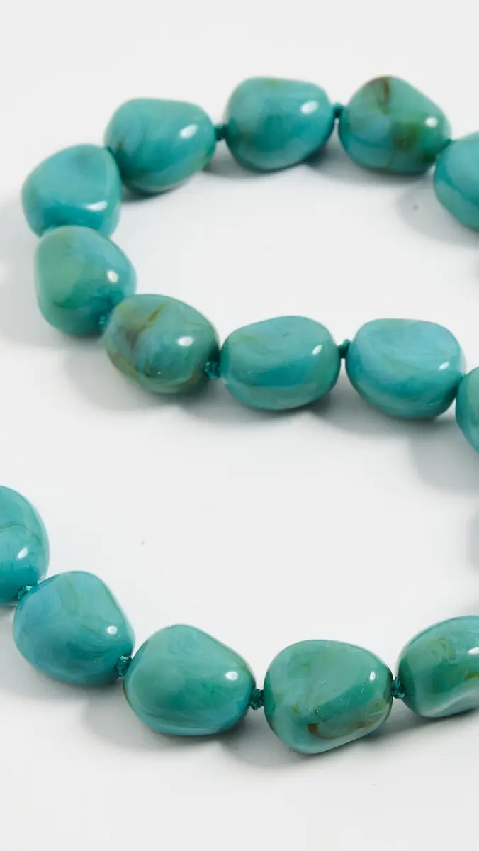Lele Sadoughi Baroque Turquoise Collar Necklace | Thumbnail 4 Lele Sadoughi Baroque Turquoise Collar Necklace | Thumbnail 4
