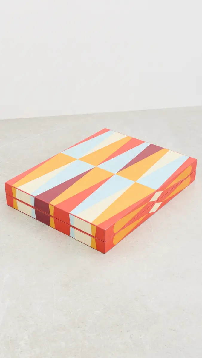 Printworks Lacquered Backgammon Set Multi | Thumbnail 5 Printworks Lacquered Backgammon Set Multi | Thumbnail 5