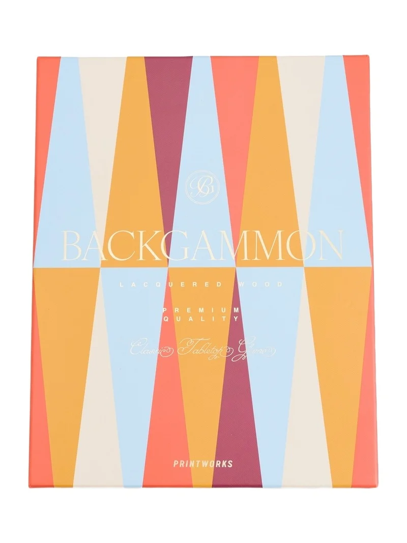 Printworks Lacquered Backgammon Set Multi