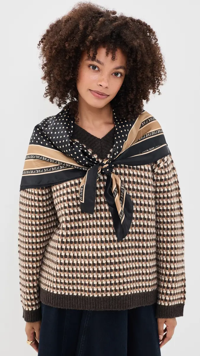 Sea Declan V Neck Wool Sweater | Thumbnail 2 Sea Declan V Neck Wool Sweater | Thumbnail 2