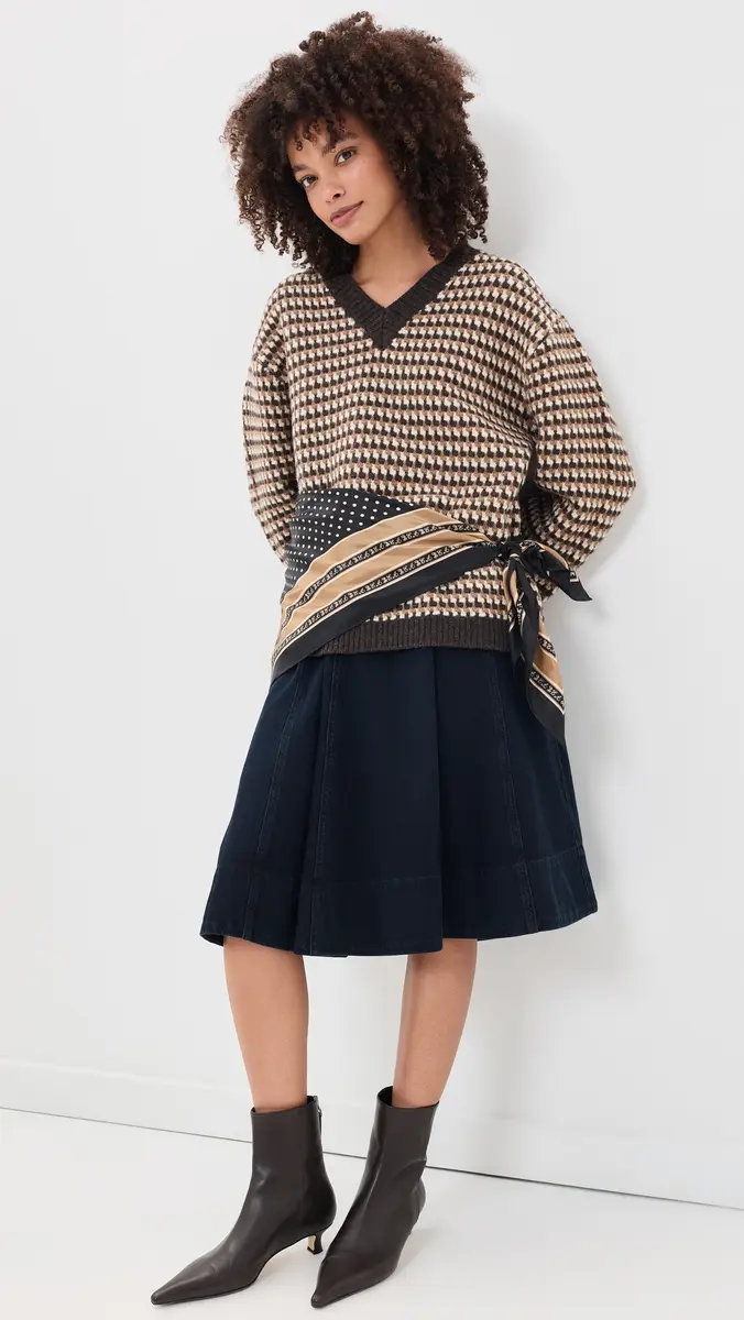 Sea Declan V Neck Wool Sweater | Thumbnail 5 Sea Declan V Neck Wool Sweater | Thumbnail 5