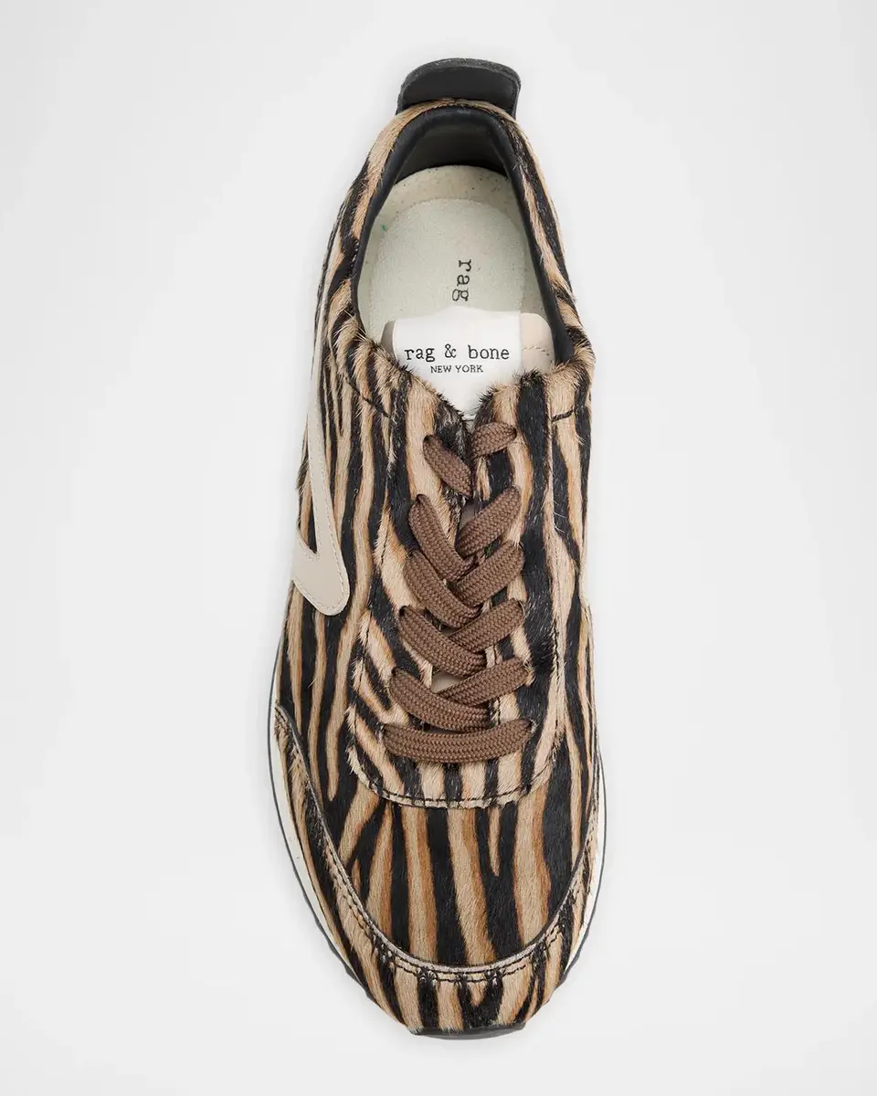 rag & bone Retro Runner Zebra Calf Hair Sneakers | Thumbnail 4 rag & bone Retro Runner Zebra Calf Hair Sneakers | Thumbnail 4