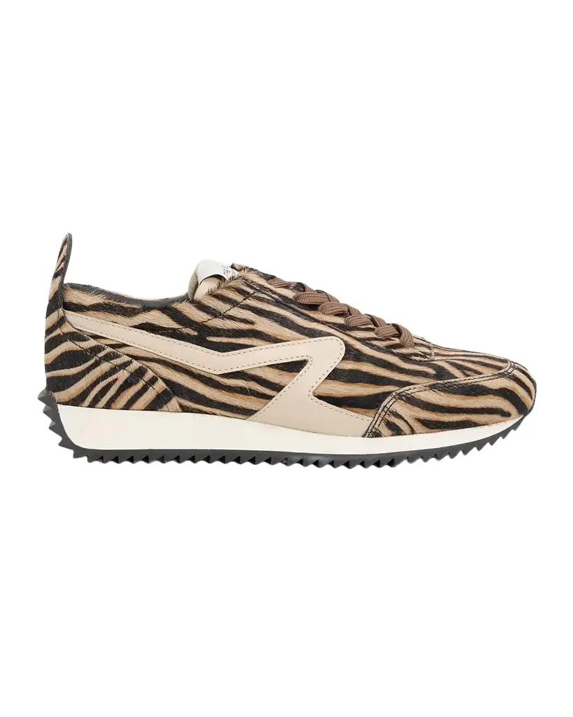 rag & bone Retro Runner Zebra Calf Hair Sneakers