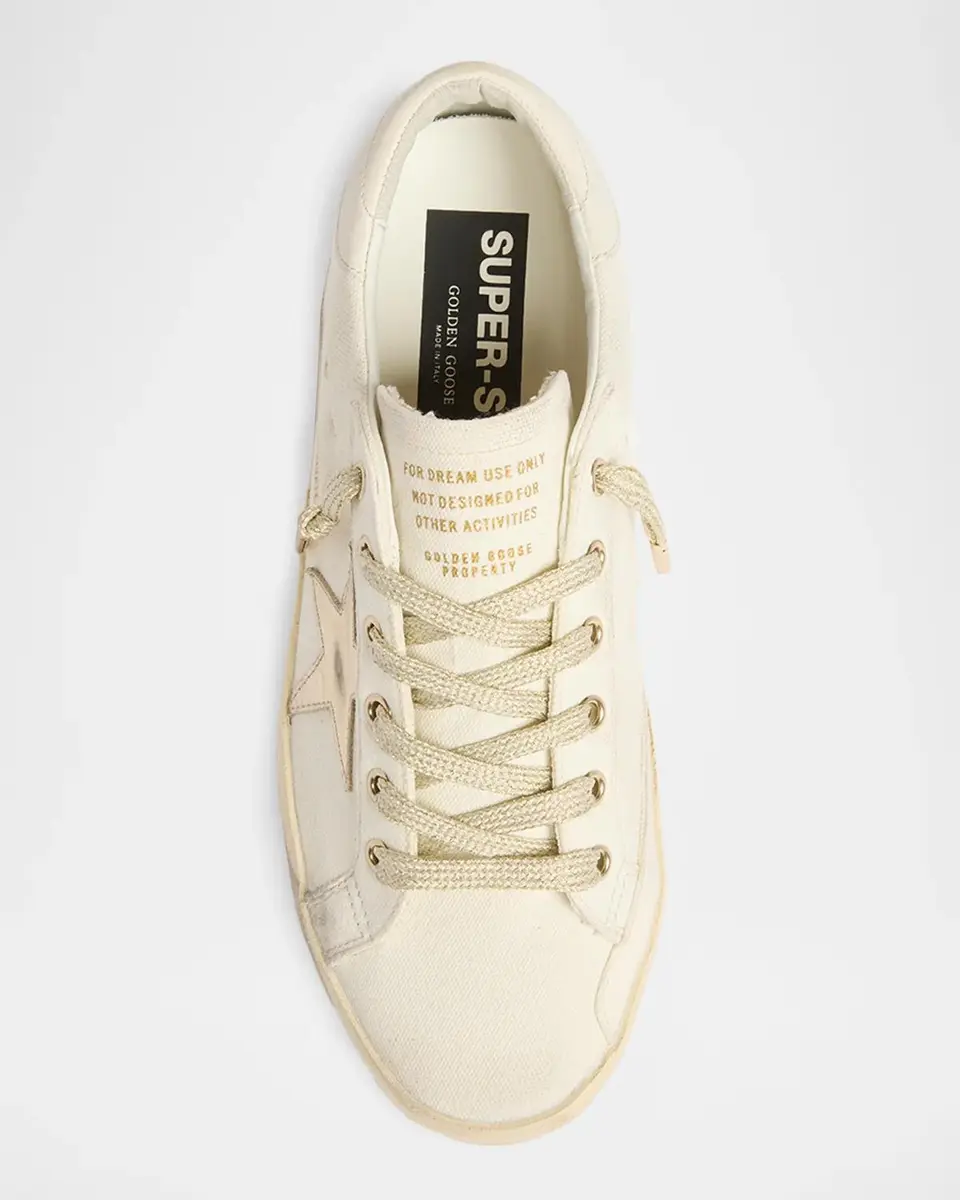 Golden Goose Super-Star Leather Low-Top Sneakers | Thumbnail 6 Golden Goose Super-Star Leather Low-Top Sneakers | Thumbnail 6
