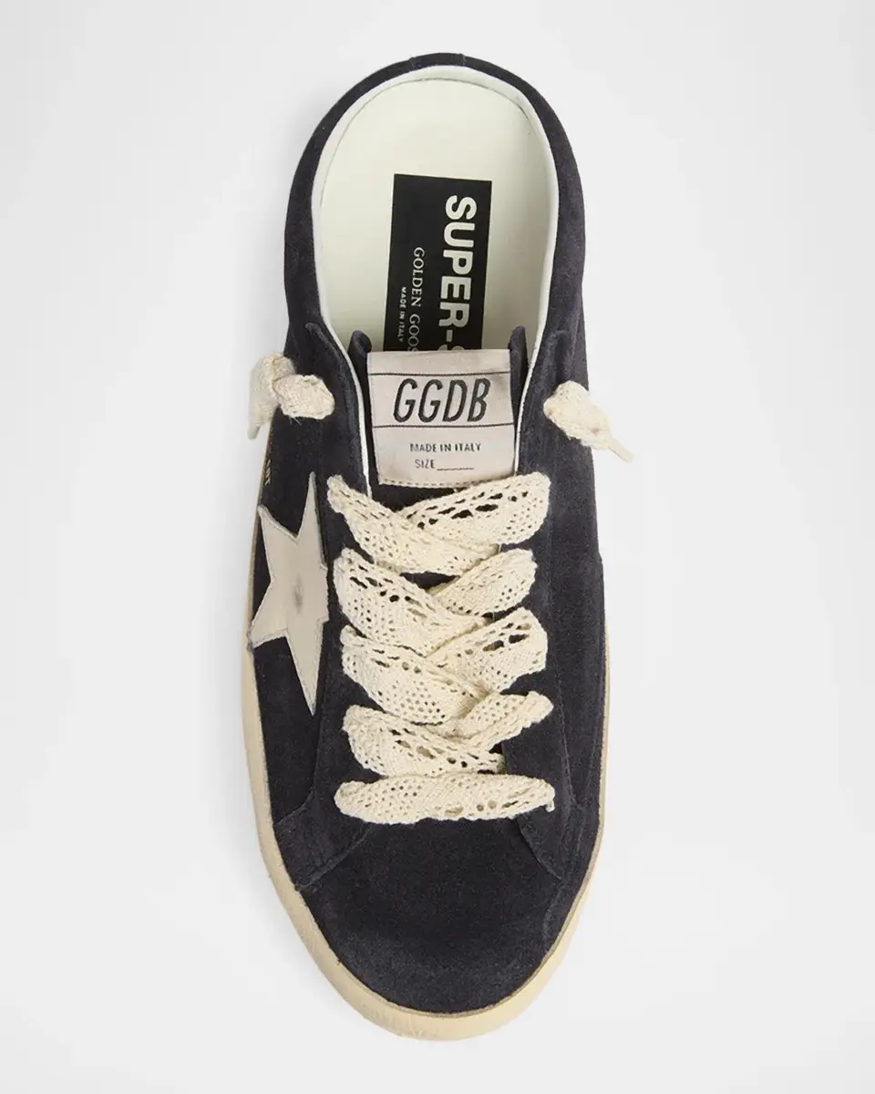 Golden Goose Super-Star Sabot Suede Slide Sneakers | Thumbnail 6