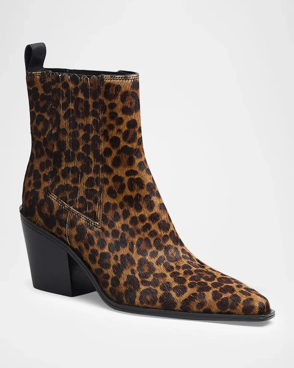rag & bone 75mm Newbury Leopard Calf Hair Chelsea Boots | Thumbnail 2 rag & bone 75mm Newbury Leopard Calf Hair Chelsea Boots | Thumbnail 2