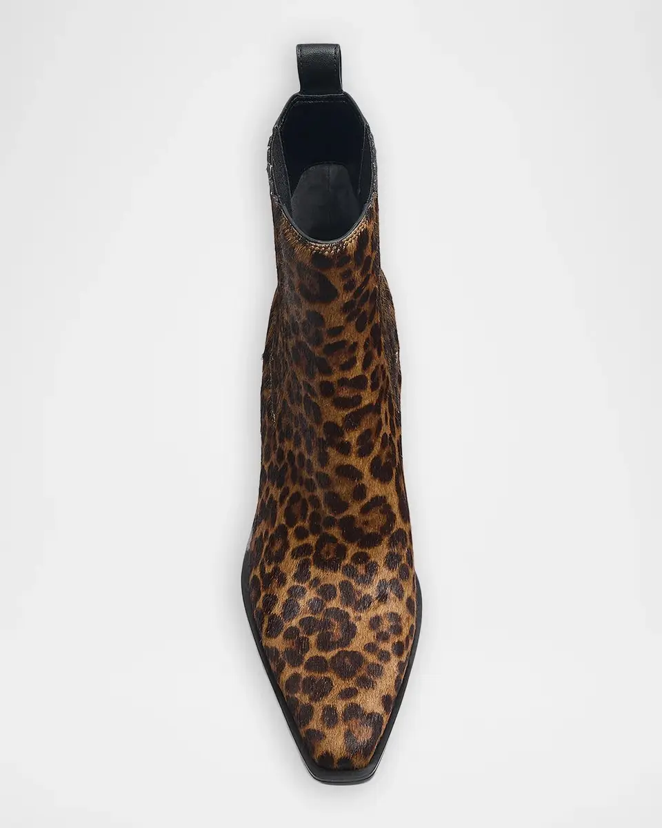rag & bone 75mm Newbury Leopard Calf Hair Chelsea Boots | Thumbnail 4 rag & bone 75mm Newbury Leopard Calf Hair Chelsea Boots | Thumbnail 4
