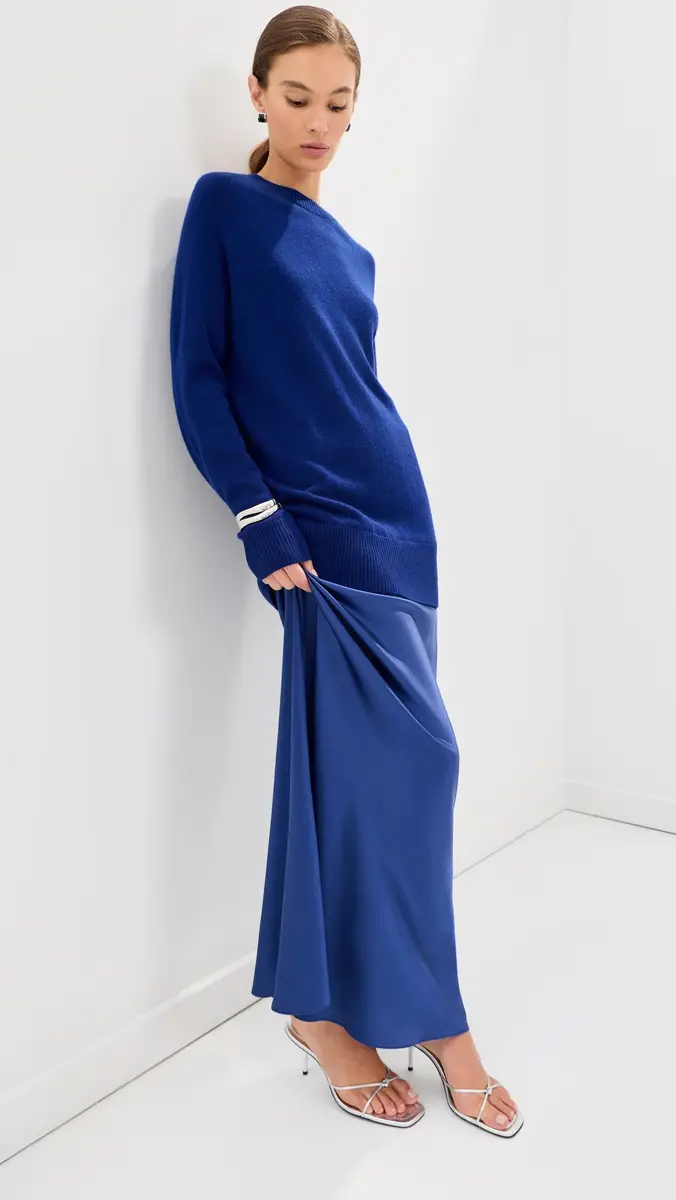 Christopher Esber Monument Long Silk Dress | Thumbnail 5