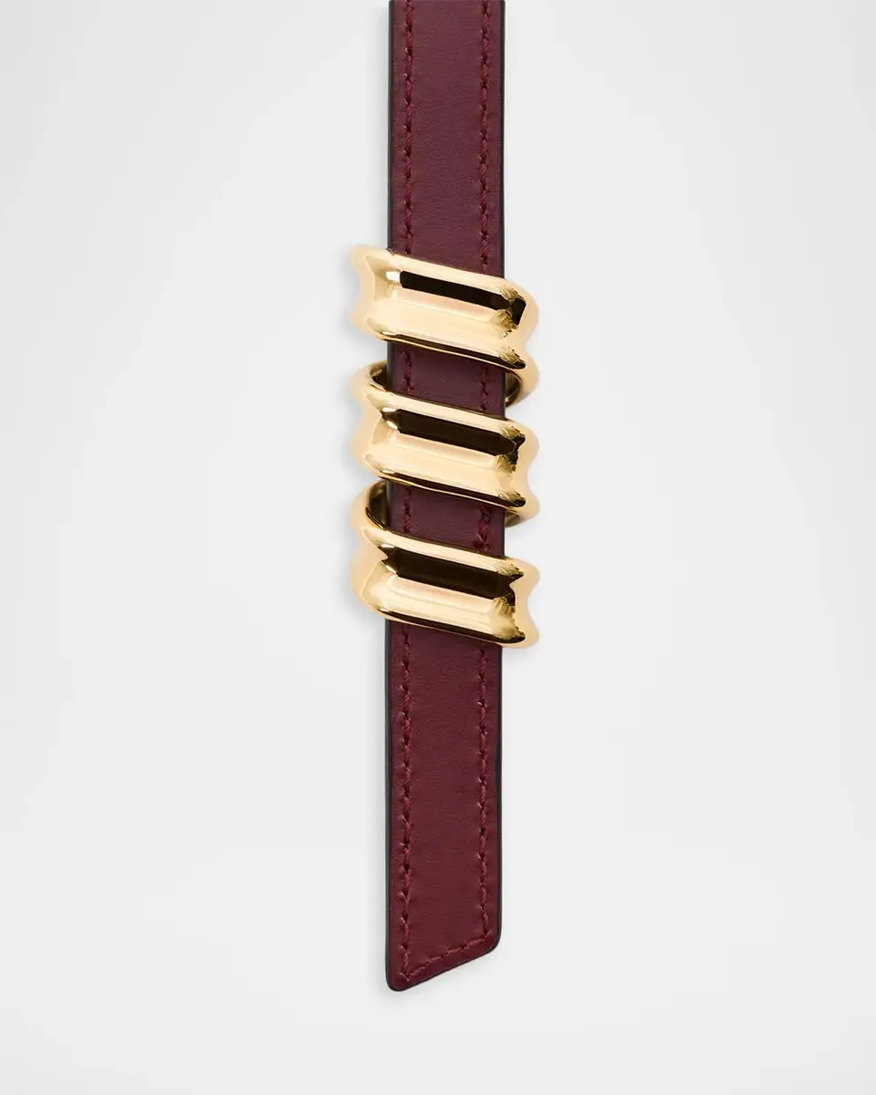 Loewe Reversible Coil Belt in Smooth Calfskin | Thumbnail 3 Loewe Reversible Coil Belt in Smooth Calfskin | Thumbnail 3