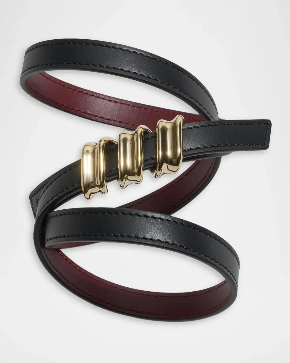 Loewe Reversible Coil Belt in Smooth Calfskin | Thumbnail 4 Loewe Reversible Coil Belt in Smooth Calfskin | Thumbnail 4