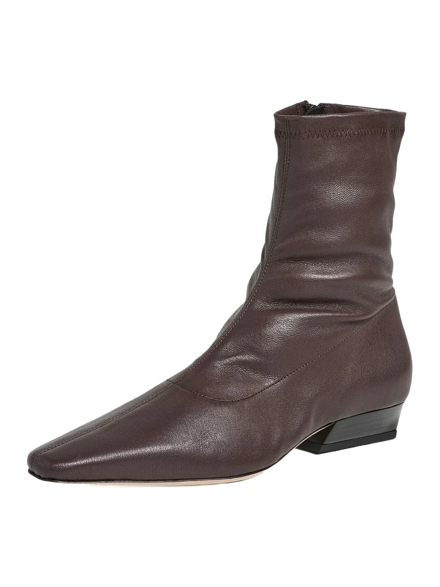 Staud Wally Sock Flat Ankle Boots