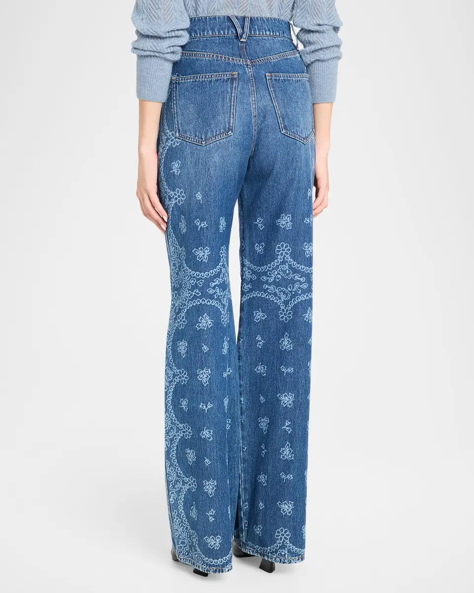 Veronica Beard Taylor High-Rise Wide-Leg Jeans | Thumbnail 3 Veronica Beard Taylor High-Rise Wide-Leg Jeans | Thumbnail 3