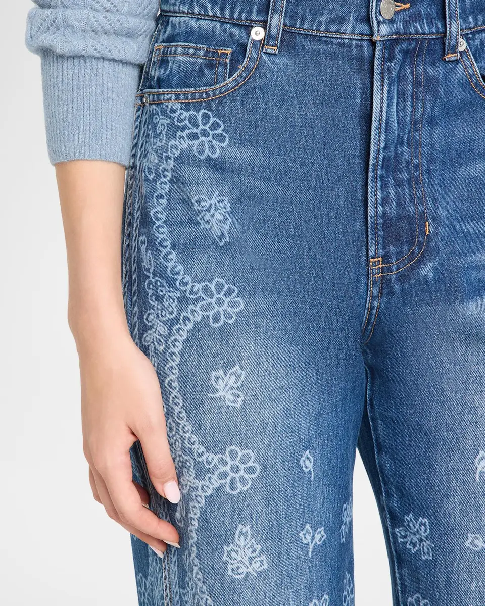 Veronica Beard Taylor High-Rise Wide-Leg Jeans | Thumbnail 5 Veronica Beard Taylor High-Rise Wide-Leg Jeans | Thumbnail 5