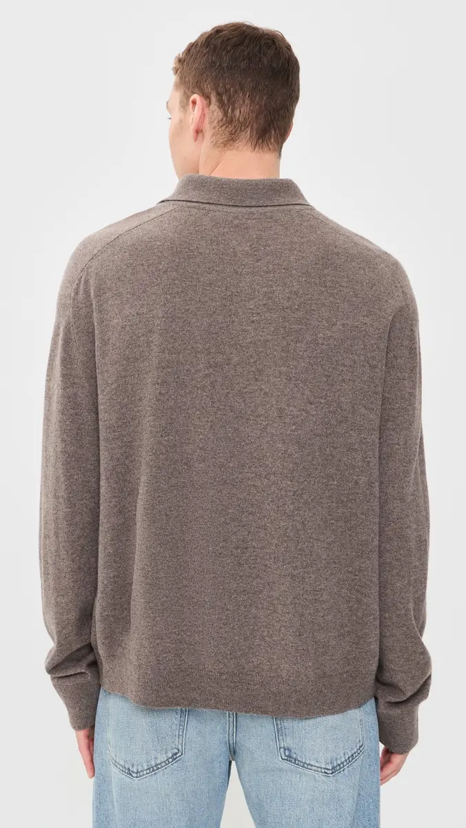Acne Studios Kluxey Light Polo Wool Sweater | Thumbnail 3 Acne Studios Kluxey Light Polo Wool Sweater | Thumbnail 3