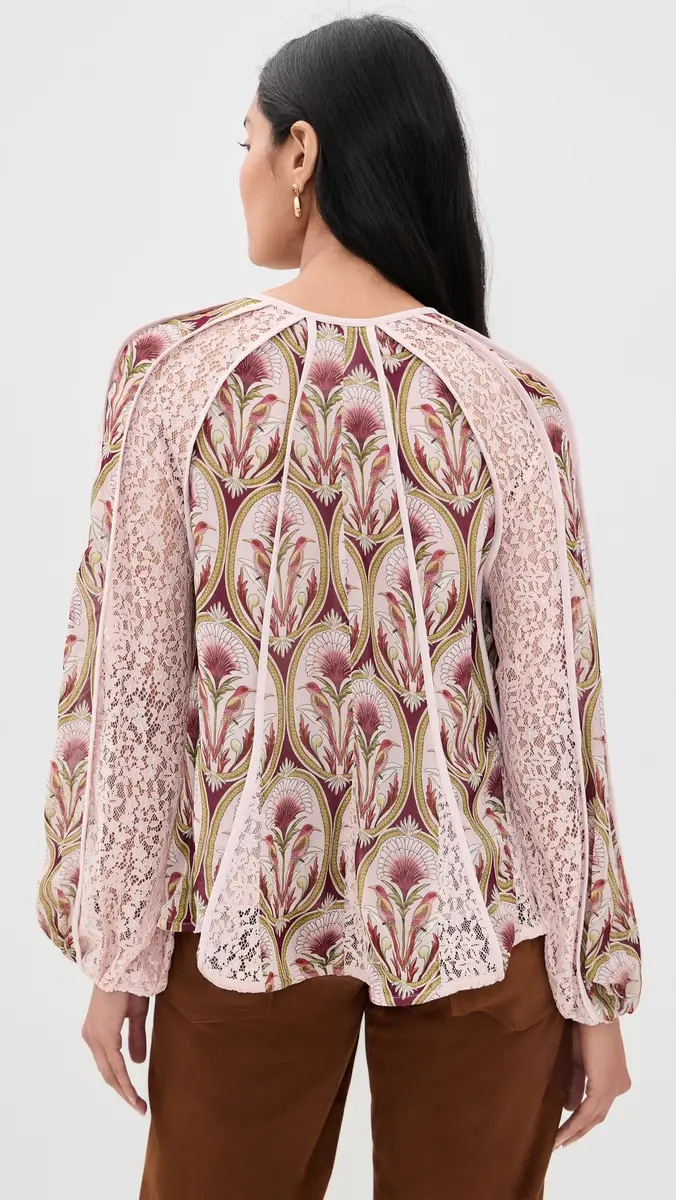 Farm Rio Birds Tree Blouse | Thumbnail 3 Farm Rio Birds Tree Blouse | Thumbnail 3