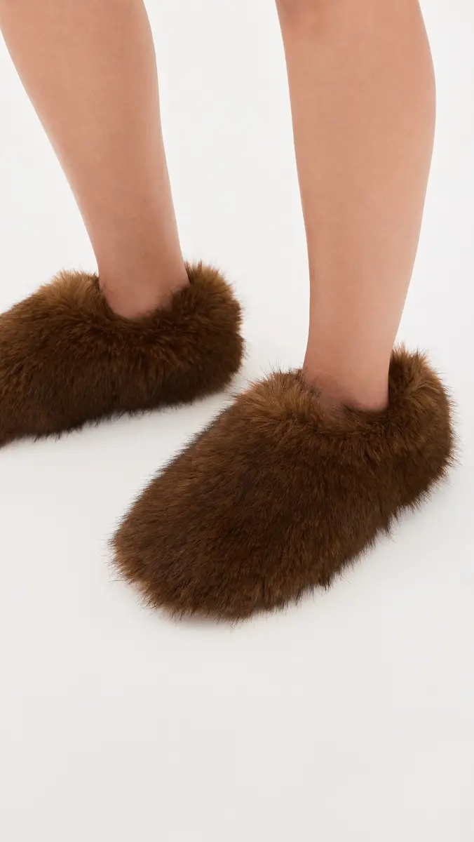 Free People Snowed In Slippers Mink | Thumbnail 3 Free People Snowed In Slippers Mink | Thumbnail 3