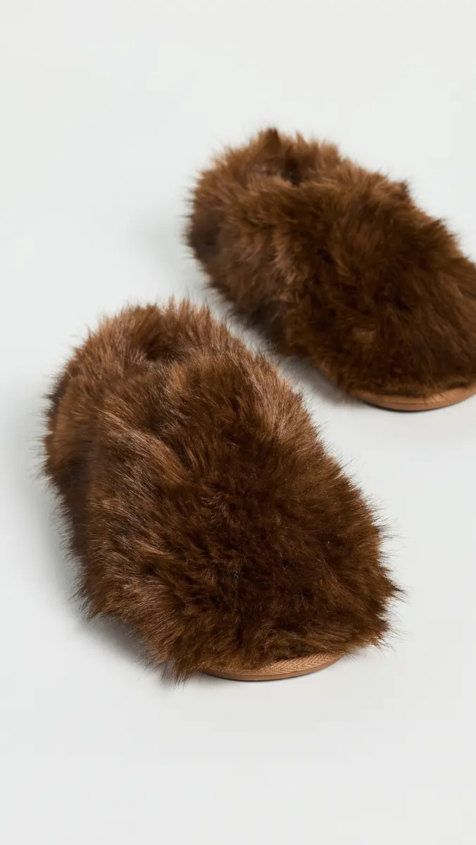 Free People Snowed In Slippers Mink | Thumbnail 5 Free People Snowed In Slippers Mink | Thumbnail 5