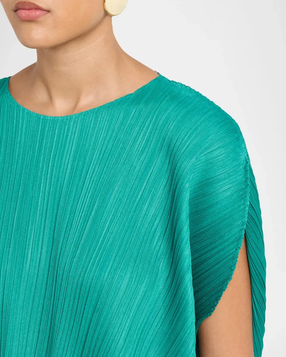 Issey Miyake Monthly Colors: July Pleats Short-Sleeve Top | Thumbnail 5