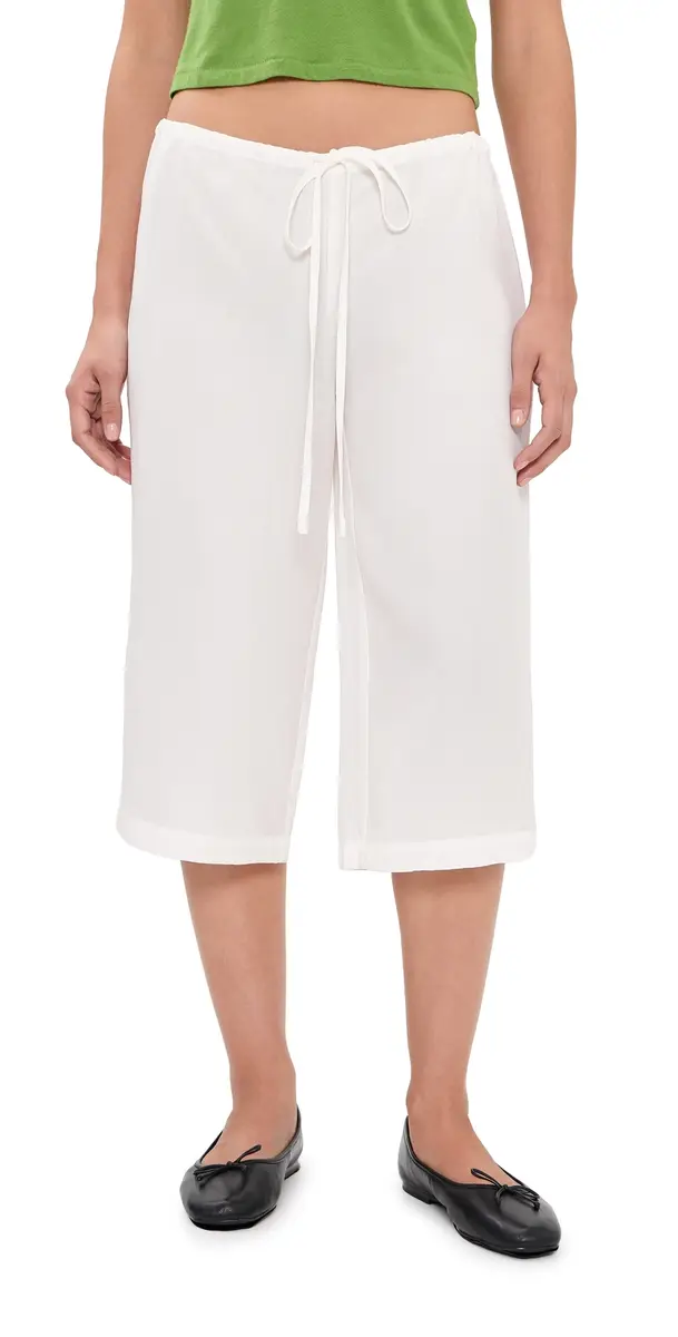 With Jean Arden Capri Pants White | Image 1 With Jean Arden Capri Pants White | Image 1