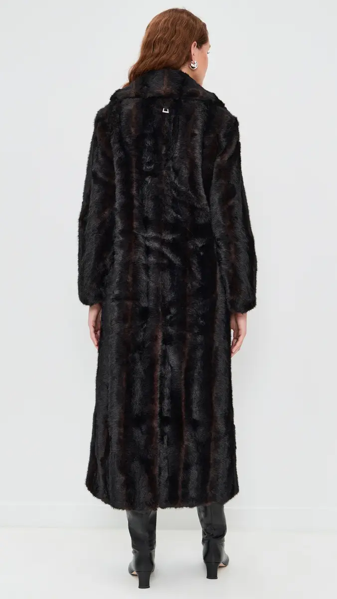 Apparis Gabrielle Shaved Mink Maxi Coat | Thumbnail 3 Apparis Gabrielle Shaved Mink Maxi Coat | Thumbnail 3