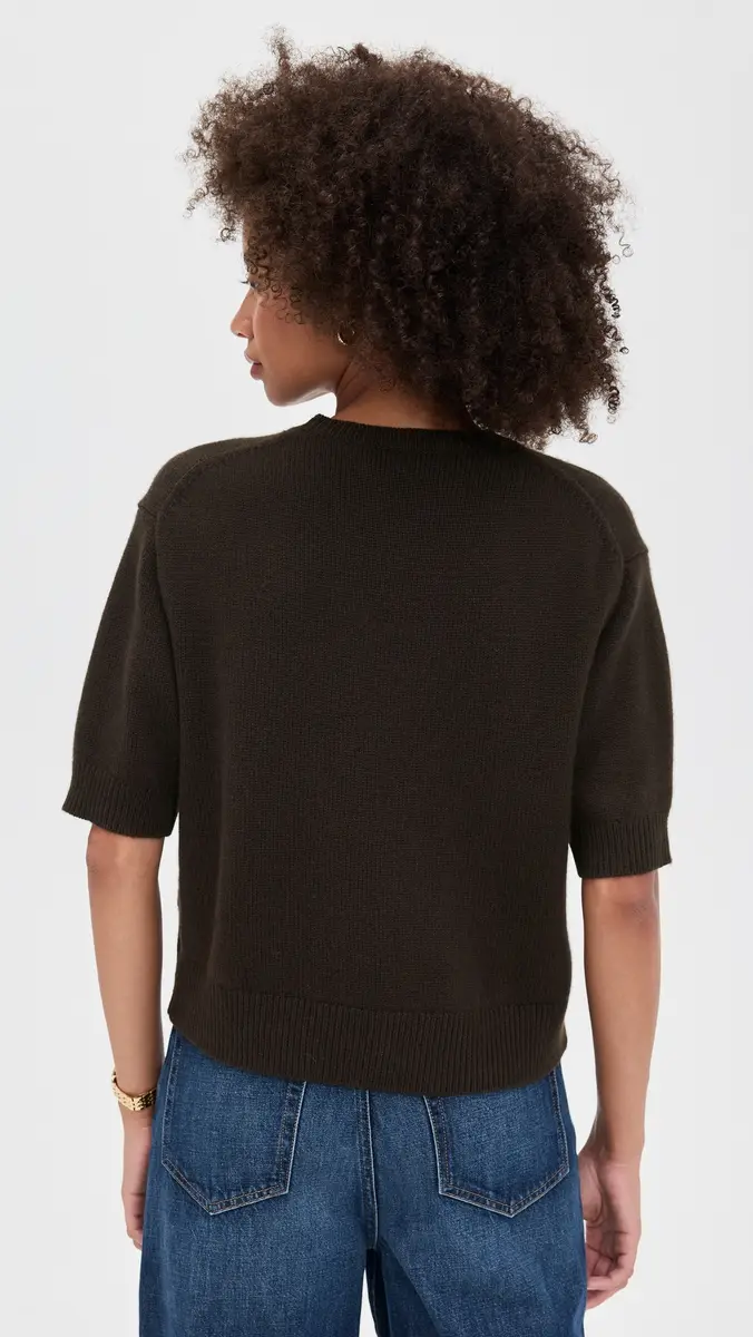 Theory Crop Cashmere Tee | Thumbnail 3