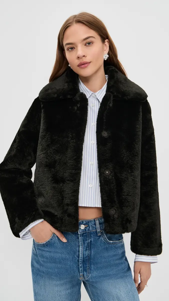 Apparis Elis Faux Fur Coat | Thumbnail 2 Apparis Elis Faux Fur Coat | Thumbnail 2