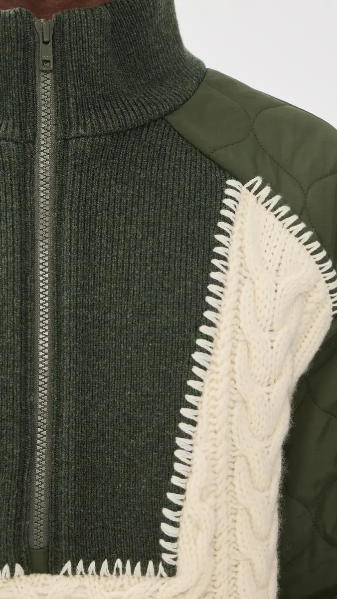 Sea Allen Cable Half Zip Combo Pullover | Thumbnail 6 Sea Allen Cable Half Zip Combo Pullover | Thumbnail 6