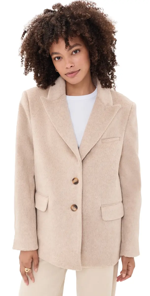 Joe's Jeans The Boyfriend Faux Fur Blazer tone | Image 1 Joe's Jeans The Boyfriend Faux Fur Blazer tone | Image 1