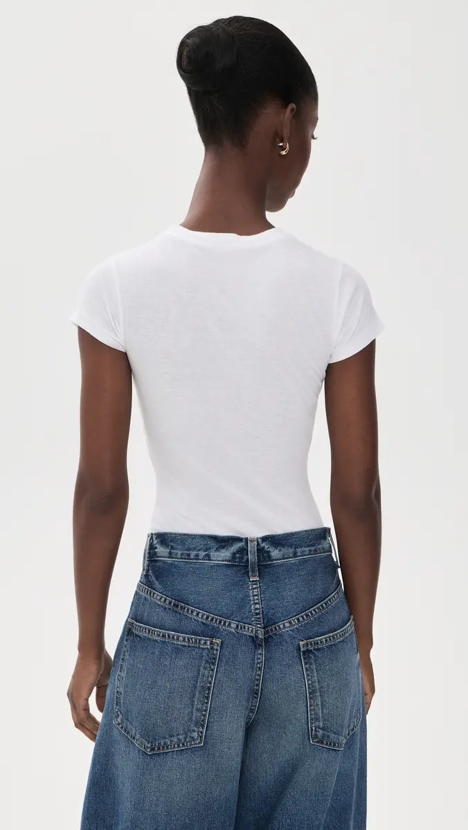 RE/DONE 60s Slim Tee Thong Bodysuit | Thumbnail 3 RE/DONE 60s Slim Tee Thong Bodysuit | Thumbnail 3