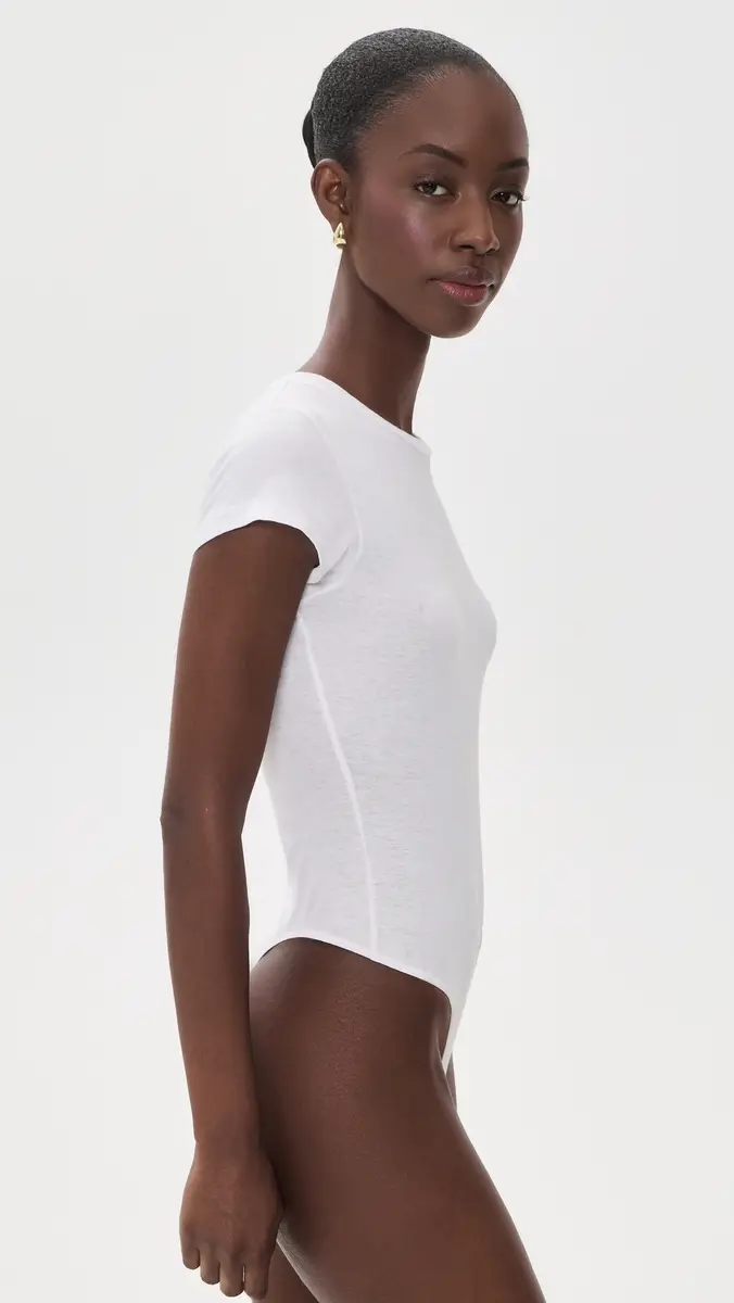 RE/DONE 60s Slim Tee Thong Bodysuit | Thumbnail 4 RE/DONE 60s Slim Tee Thong Bodysuit | Thumbnail 4