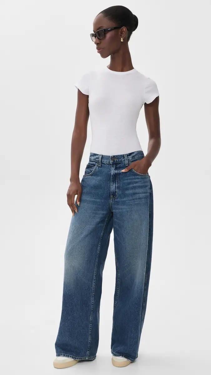 RE/DONE 60s Slim Tee Thong Bodysuit | Thumbnail 5 RE/DONE 60s Slim Tee Thong Bodysuit | Thumbnail 5