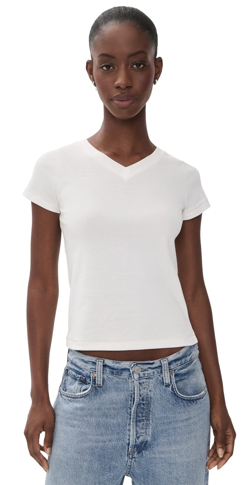 Shrunken Tee V-Neck