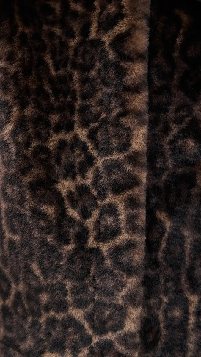 Apparis Elis Faux Fur Leopard Print Coat | Thumbnail 6 Apparis Elis Faux Fur Leopard Print Coat | Thumbnail 6