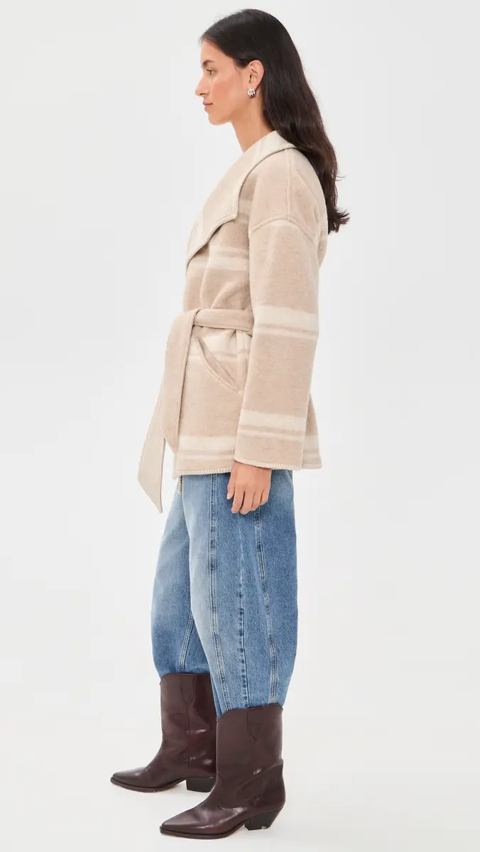ISABEL MARANT ÉTOILE Brea Coat | Thumbnail 4 ISABEL MARANT ÉTOILE Brea Coat | Thumbnail 4