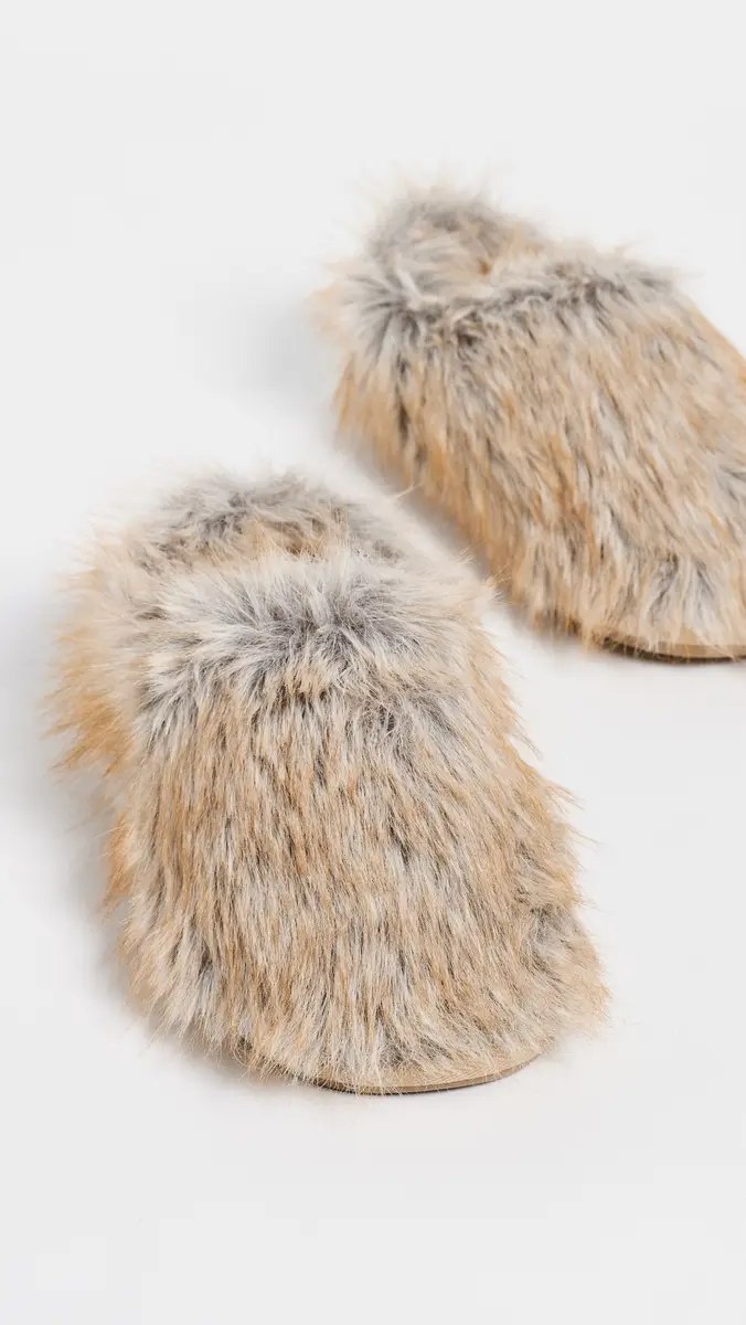 Free People Snowed In Slippers Beige Multi | Thumbnail 5