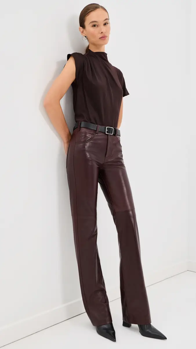 Nili Lotan Joan Leather Pants | Thumbnail 5 Nili Lotan Joan Leather Pants | Thumbnail 5
