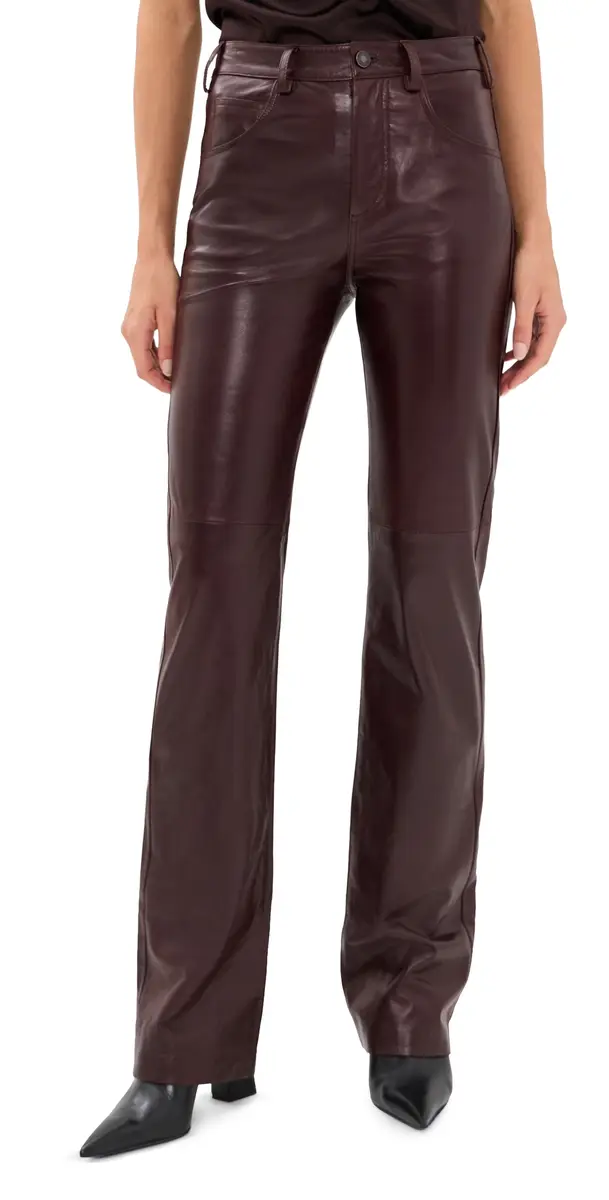 Nili Lotan Joan Leather Pants | Image 1 Nili Lotan Joan Leather Pants | Image 1