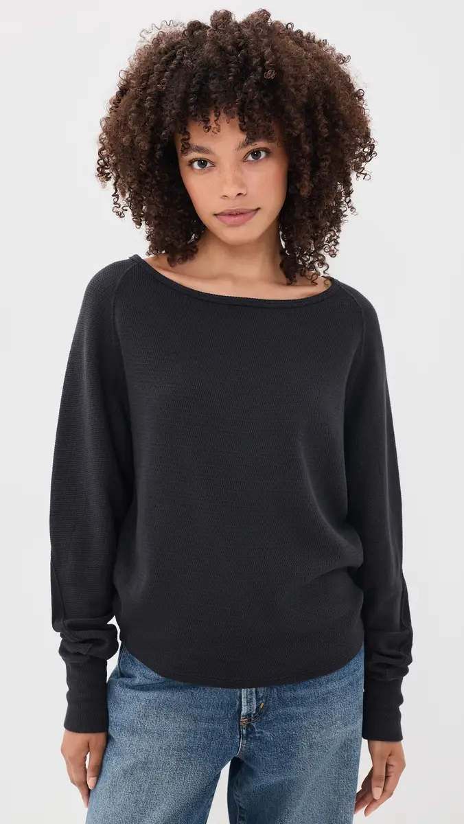 Free People Jess Thermal Tee | Thumbnail 2 Free People Jess Thermal Tee | Thumbnail 2